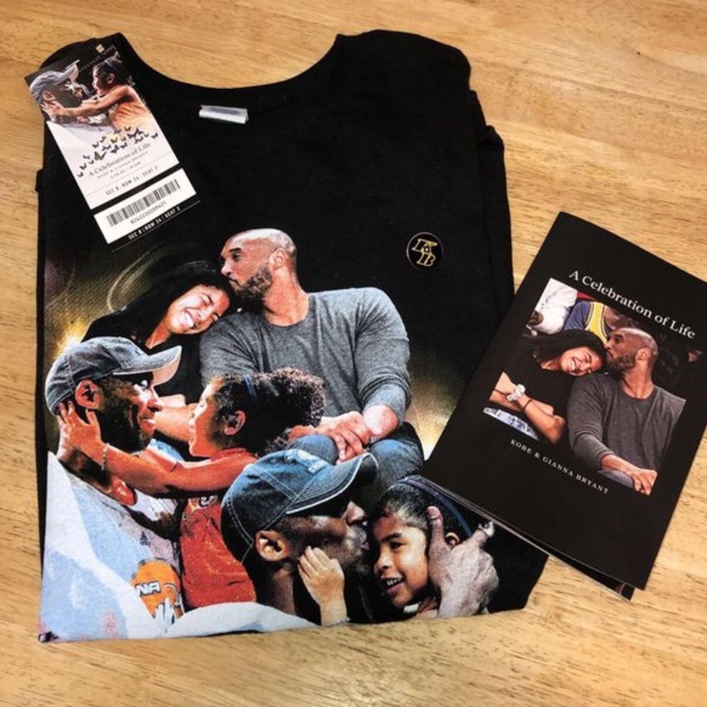New Kobe Bryant memorial shirt